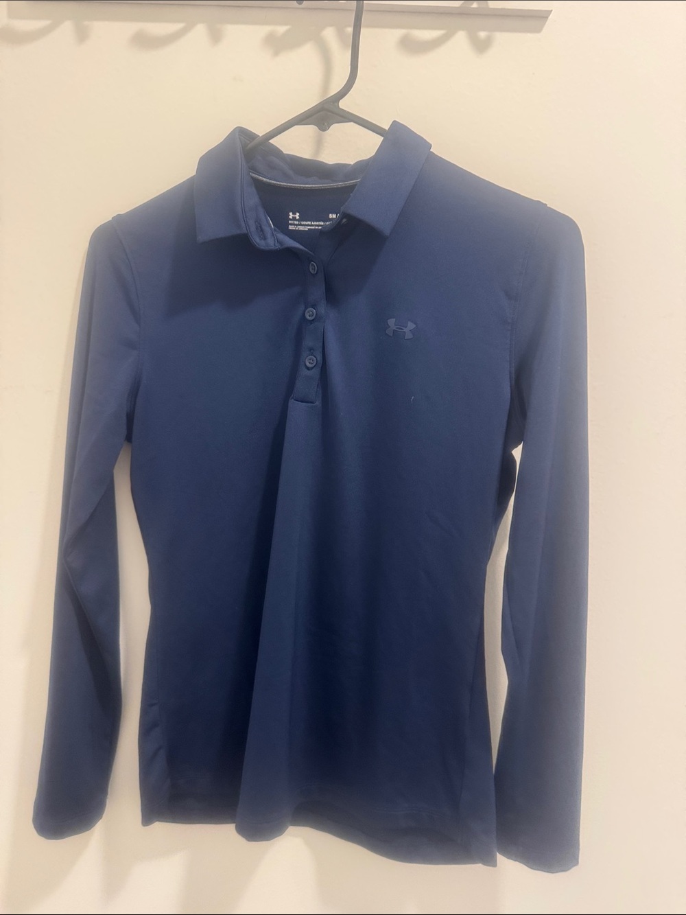 Under Armour Navy Long-Sleeve Performance Polo